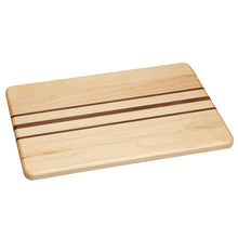 Load image into Gallery viewer, center stripe round edge cutting board
