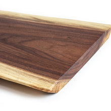 Load image into Gallery viewer, end of a wooden charcuterie board