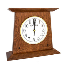 Load image into Gallery viewer, heritage oak woodland mantel clock
