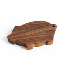 Load image into Gallery viewer, walnut mini pig chopping board

