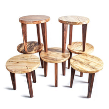 Load image into Gallery viewer, Grouping of seven Amana Savanna Rustic Maple end tables