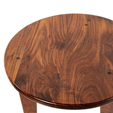 Load image into Gallery viewer, top view of the walnut savanna end table
