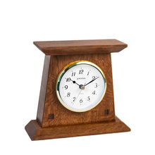 Load image into Gallery viewer, Amana woodland desk clock in heritage oak

